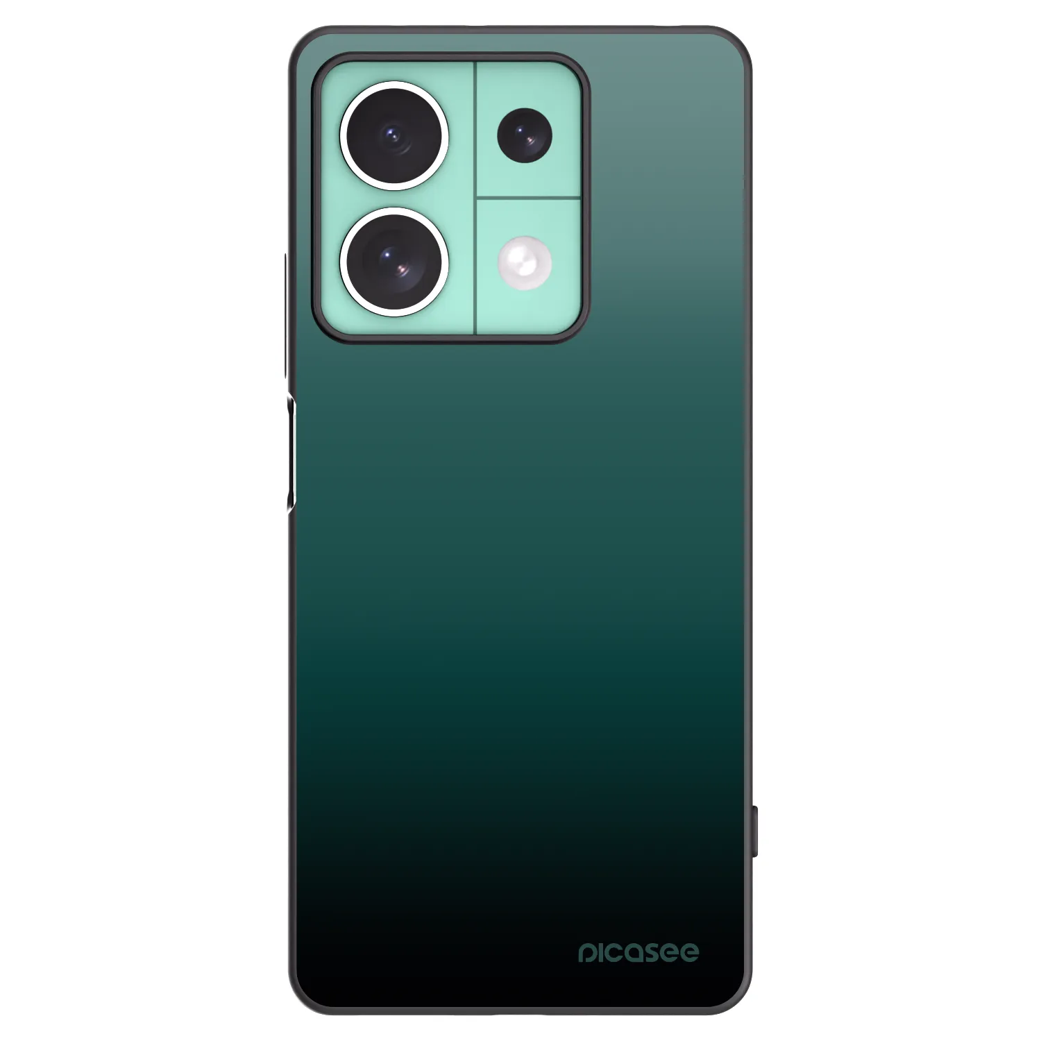 Picasee fekete szilikon tok az alábbi mobiltelefonokra Xiaomi Redmi Note 13 5G - Verdant Fade