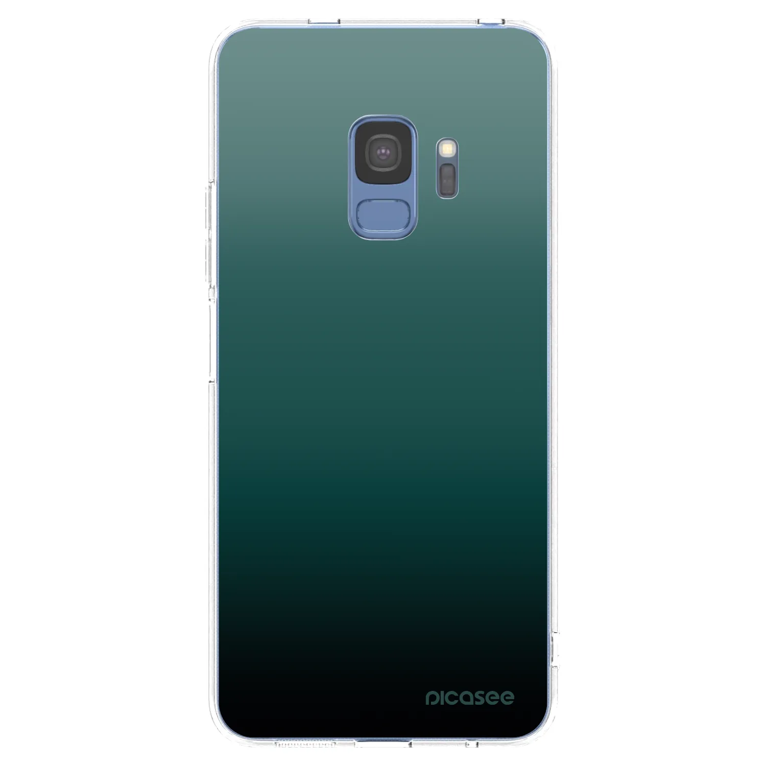 Picasee átlátszó szilikon tok az alábbi mobiltelefonokra Samsung Galaxy S9 G960F - Verdant Fade