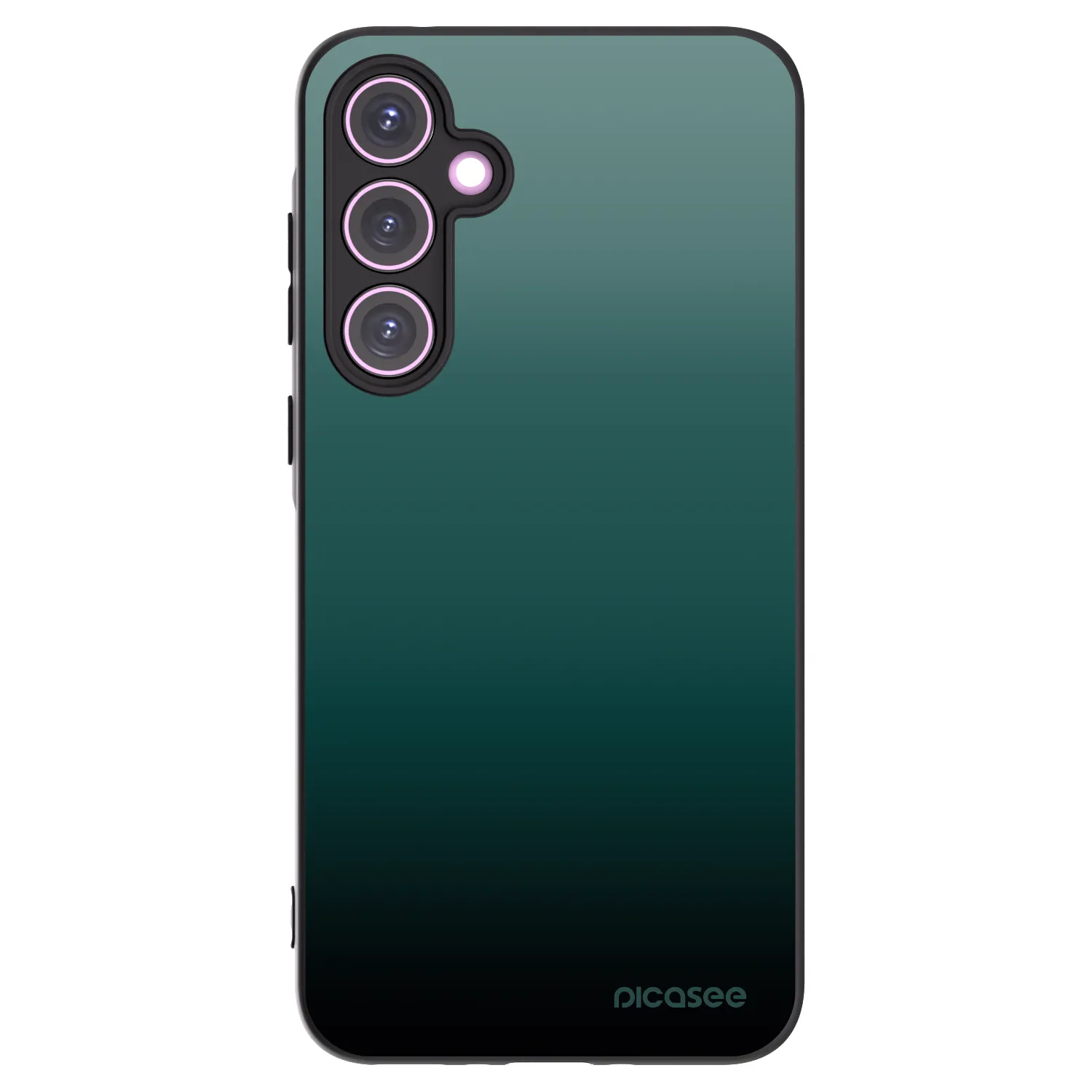 Picasee fekete szilikon tok az alábbi mobiltelefonokra Samsung Galaxy A35 5G A356B - Verdant Fade