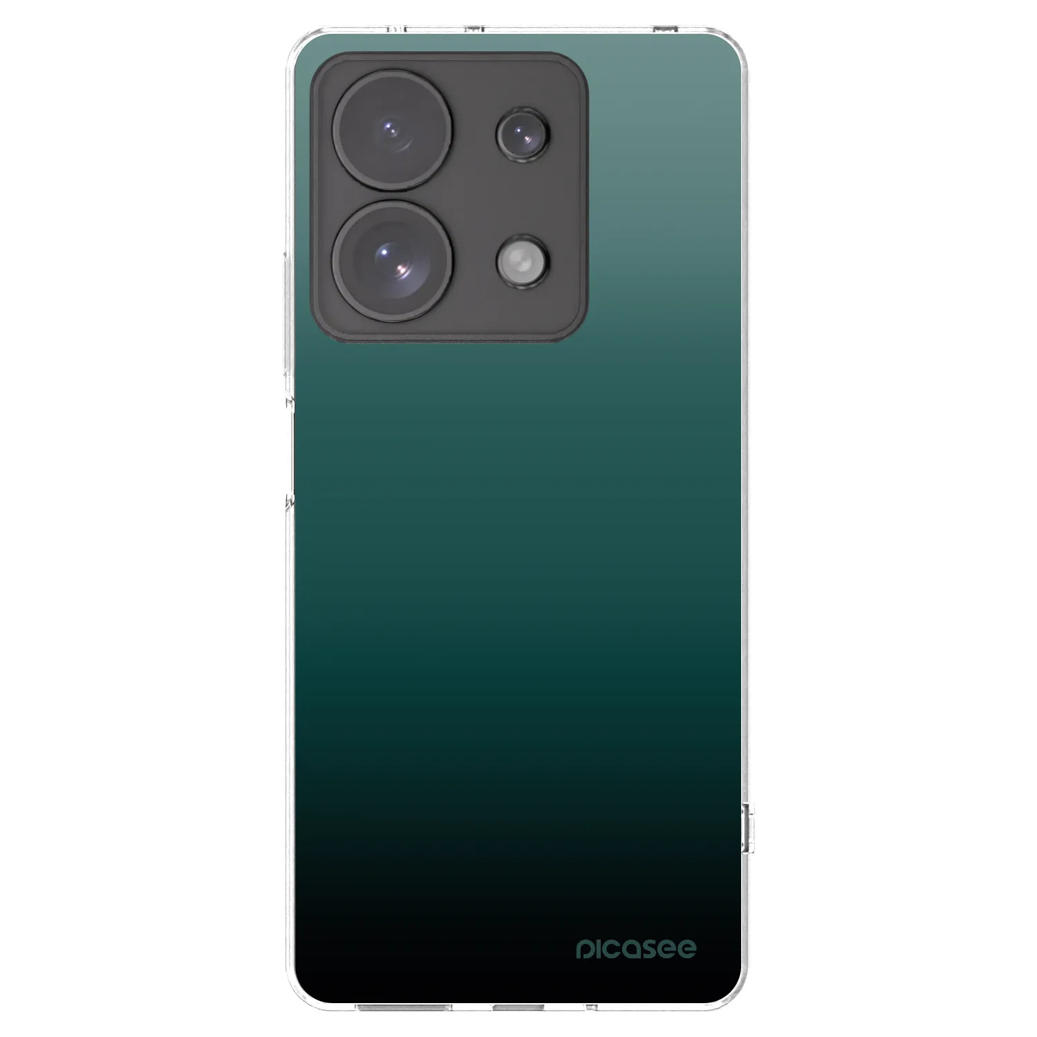 Picasee átlátszó szilikon tok az alábbi mobiltelefonokra Xiaomi Redmi Note 13 Pro 4G - Verdant Fade