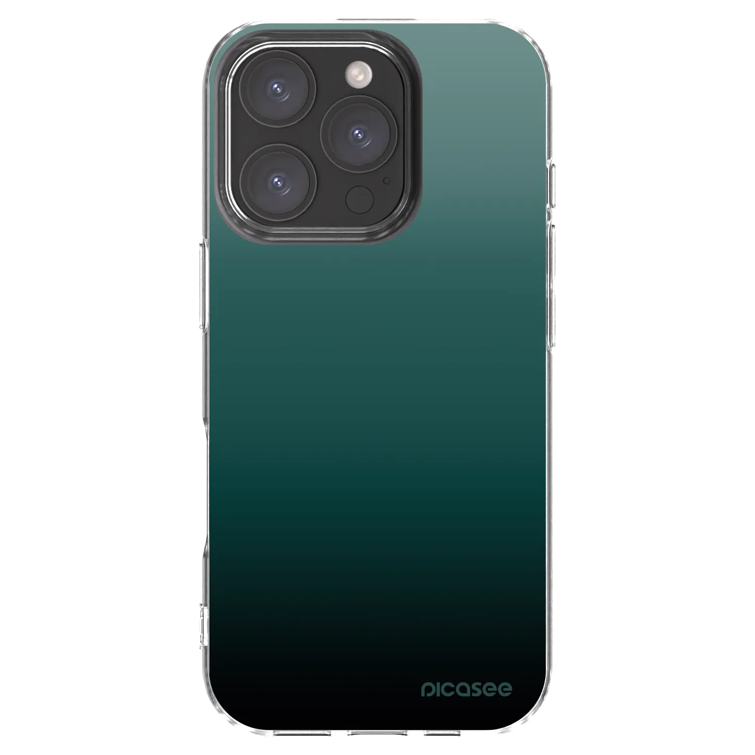 Picasee átlátszó szilikon tok az alábbi mobiltelefonokra Apple iPhone 16 Pro - Verdant Fade