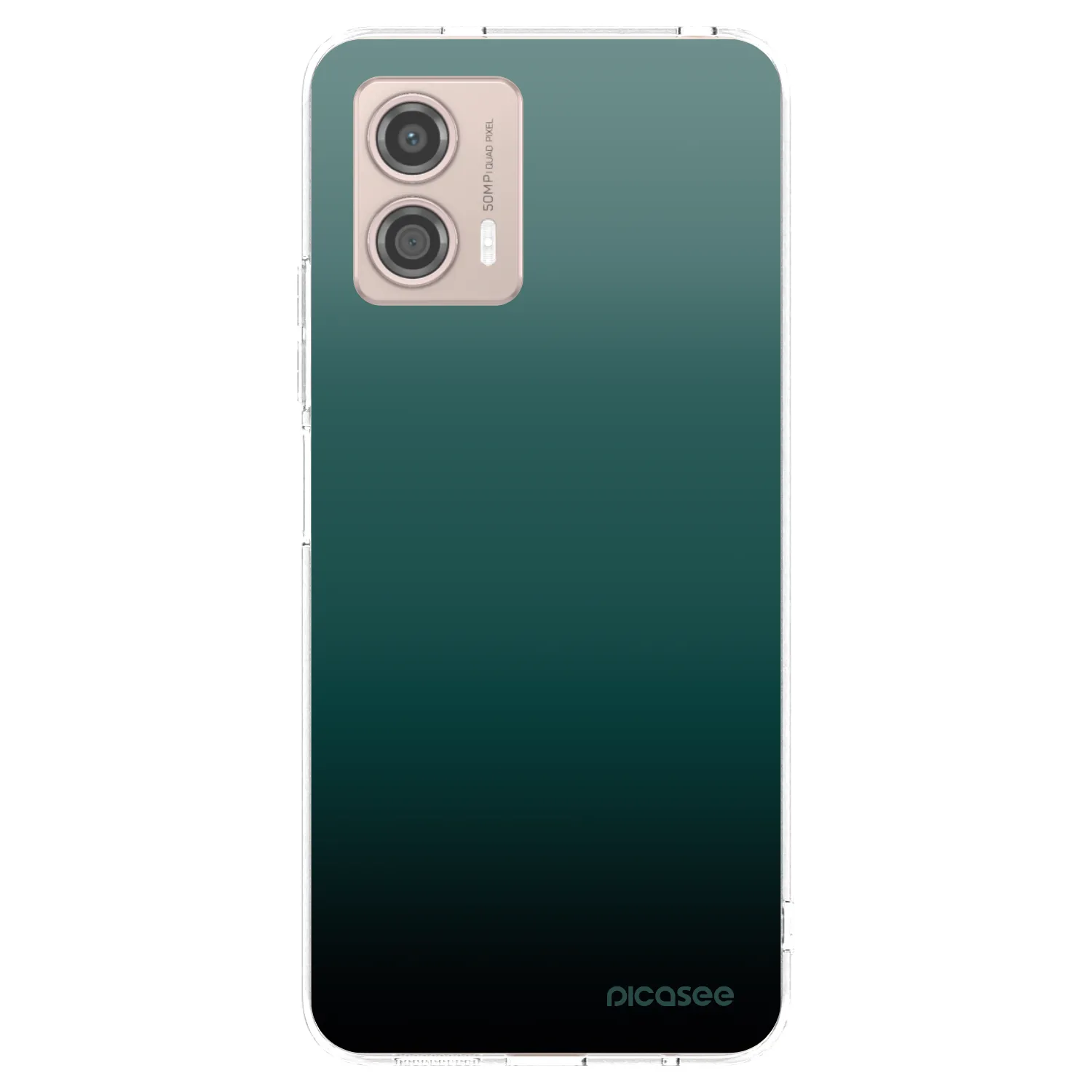 Picasee átlátszó szilikon tok az alábbi mobiltelefonokra Motorola Moto G53 5G - Verdant Fade