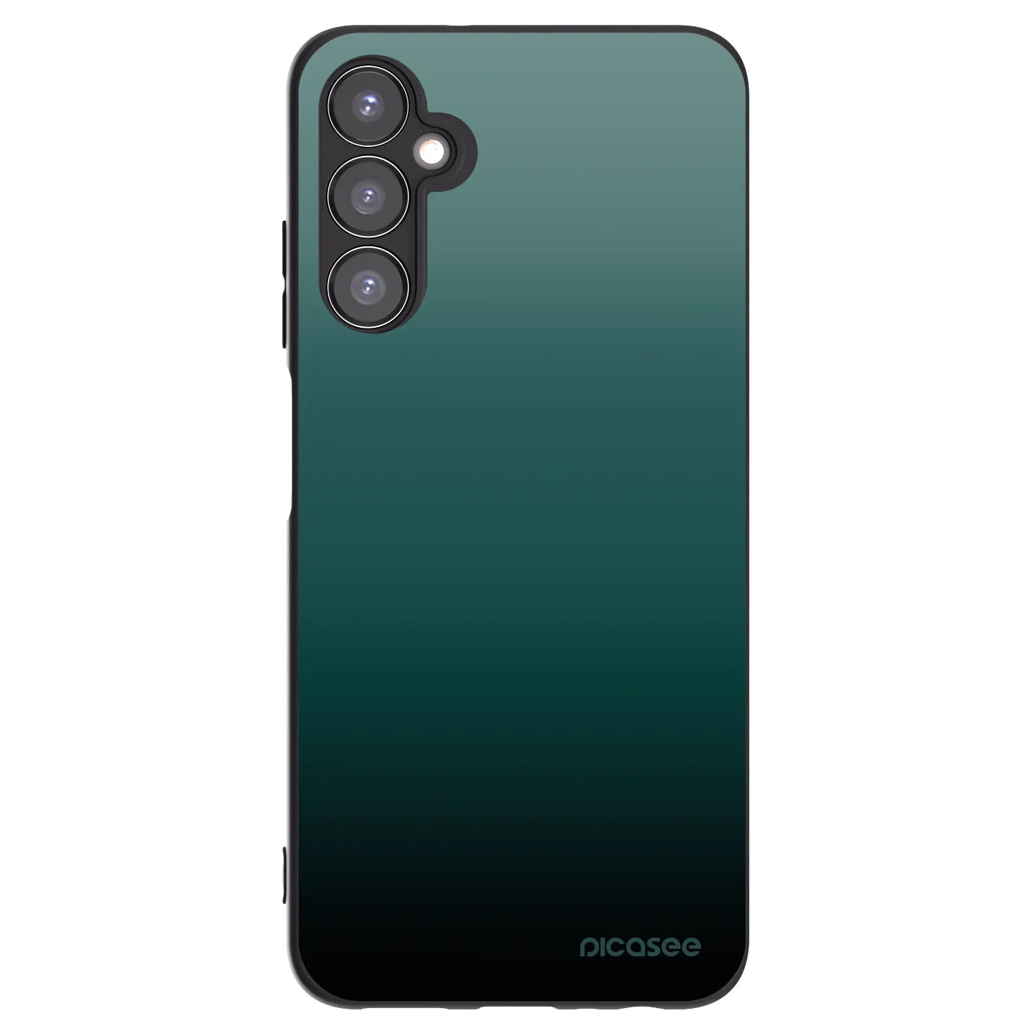 Picasee fekete szilikon tok az alábbi mobiltelefonokra Samsung Galaxy A05s A057G - Verdant Fade