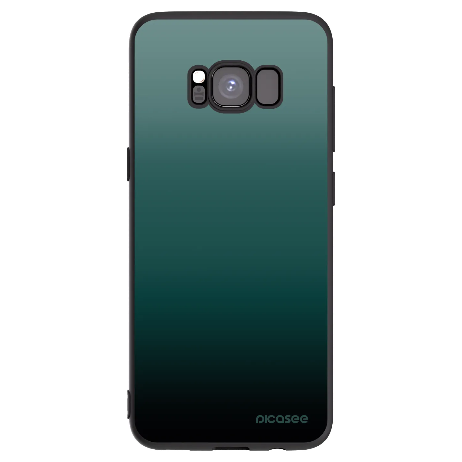 Picasee fekete szilikon tok az alábbi mobiltelefonokra Samsung Galaxy S8 G950F - Verdant Fade