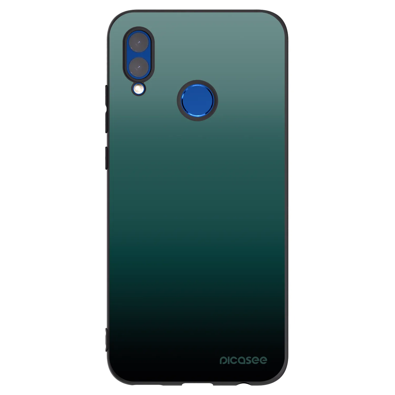 Picasee fekete szilikon tok az alábbi mobiltelefonokra Honor 10 Lite - Verdant Fade