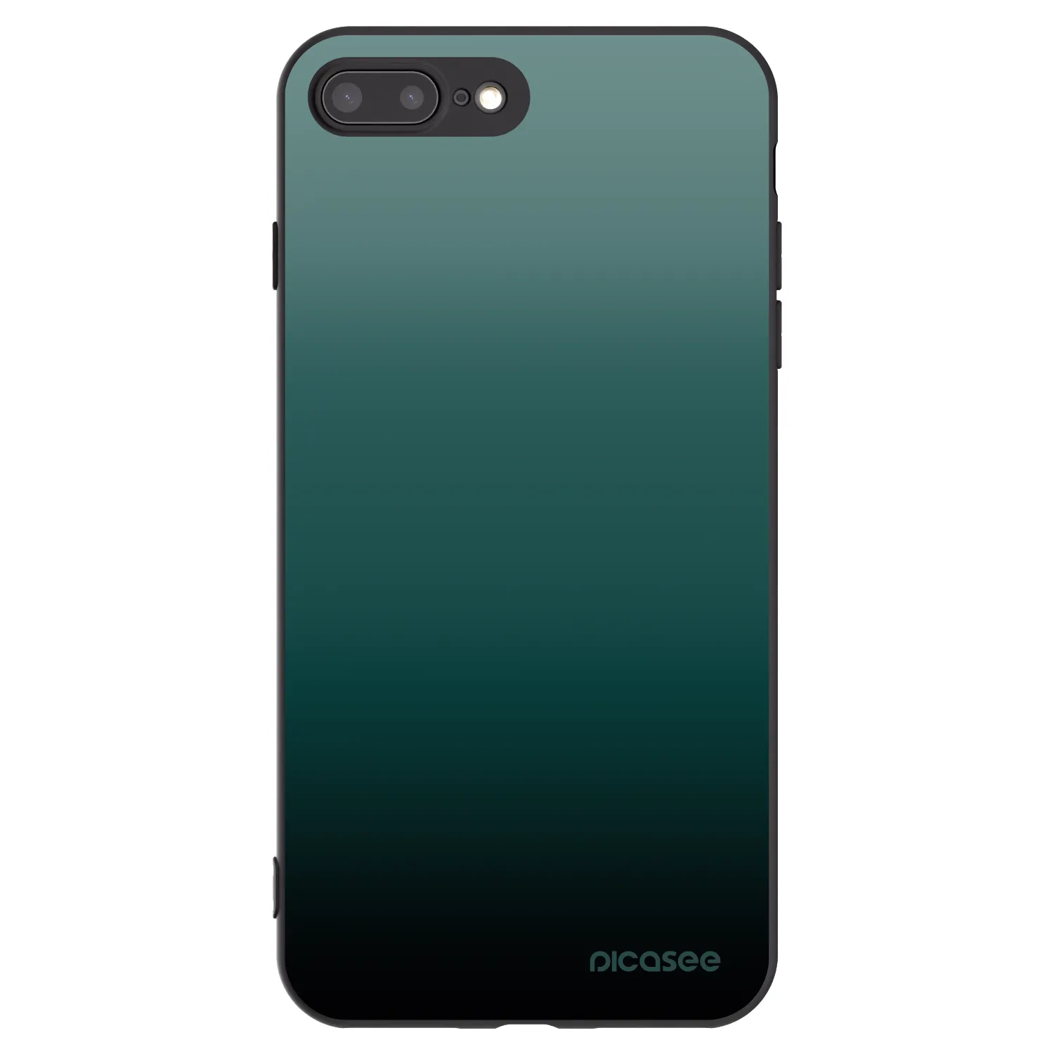 Picasee fekete szilikon tok az alábbi mobiltelefonokra Apple iPhone 8 Plus - Verdant Fade