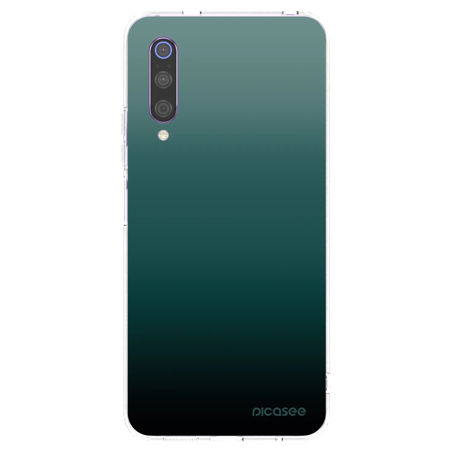 Picasee átlátszó szilikon tok az alábbi mobiltelefonokra Xiaomi Mi 9 - Verdant Fade
