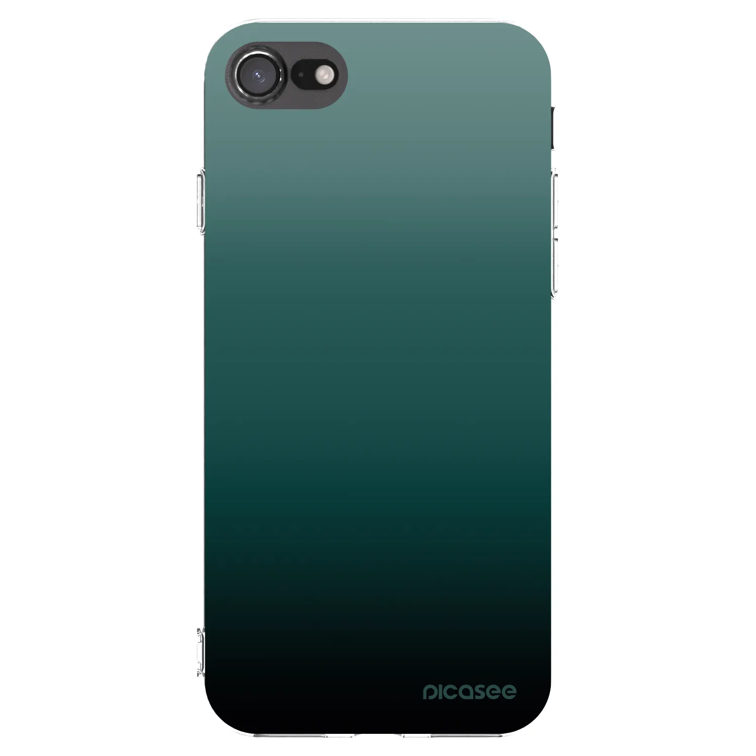Picasee átlátszó szilikon tok az alábbi mobiltelefonokra Apple iPhone 7 - Verdant Fade