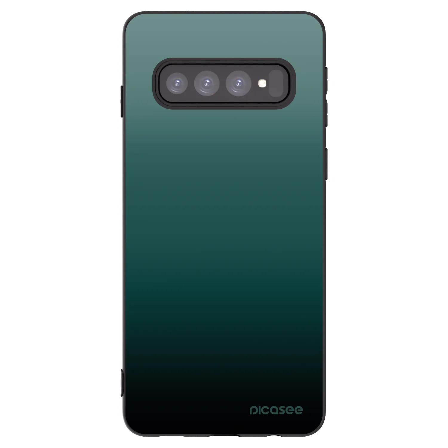 Picasee fekete szilikon tok az alábbi mobiltelefonokra Samsung Galaxy S10 G973 - Verdant Fade