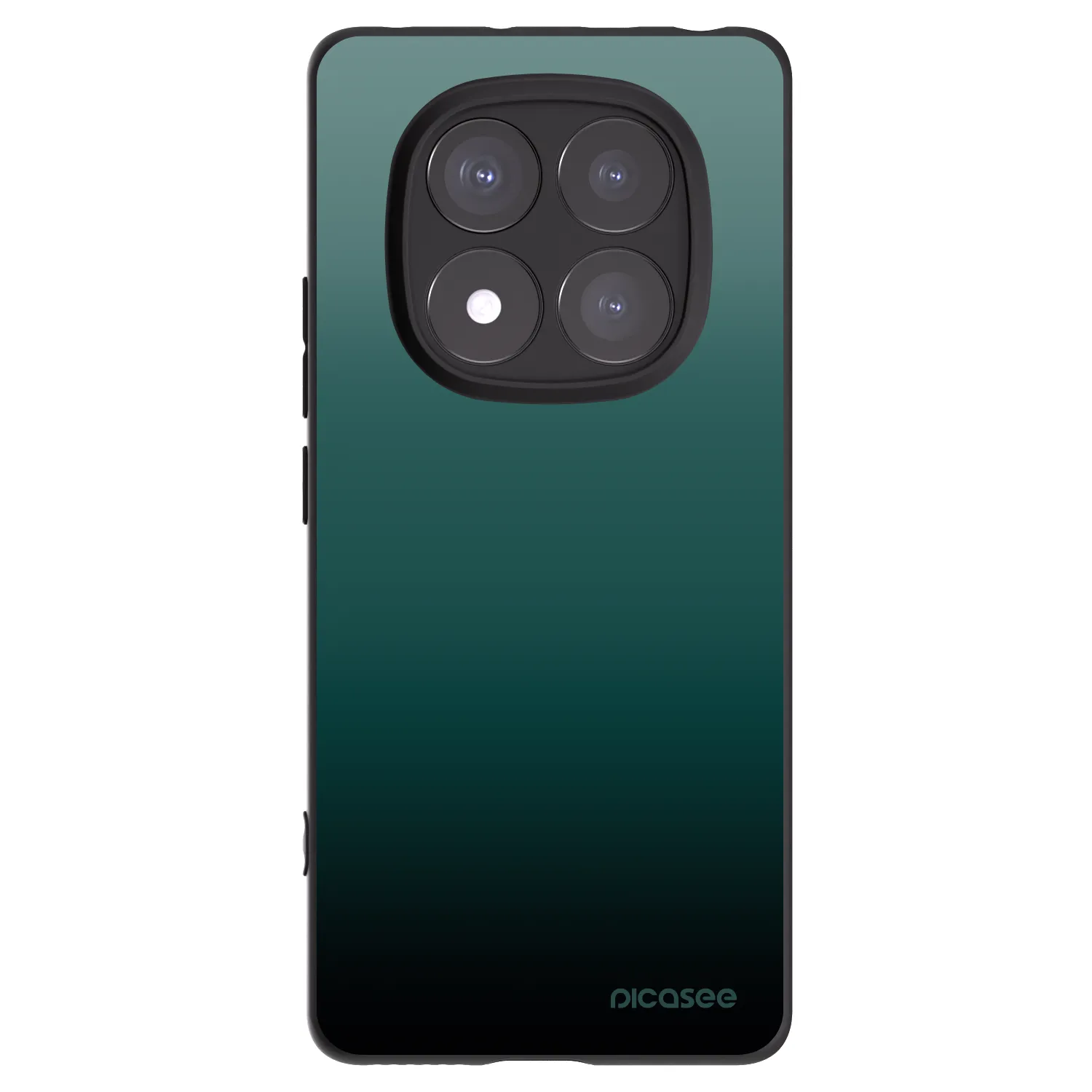 Picasee fekete szilikon tok az alábbi mobiltelefonokra Xiaomi Redmi Note 14 Pro+ 5G - Verdant Fade