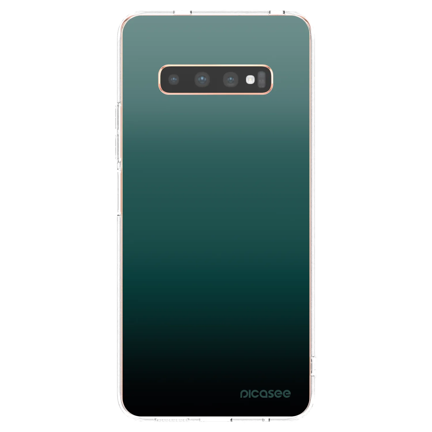Picasee átlátszó szilikon tok az alábbi mobiltelefonokra Samsung Galaxy S10 Plus G975 - Verdant Fade