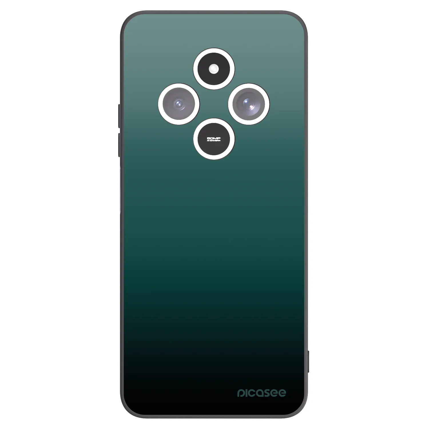 Picasee fekete szilikon tok az alábbi mobiltelefonokra Xiaomi Redmi 14C - Verdant Fade