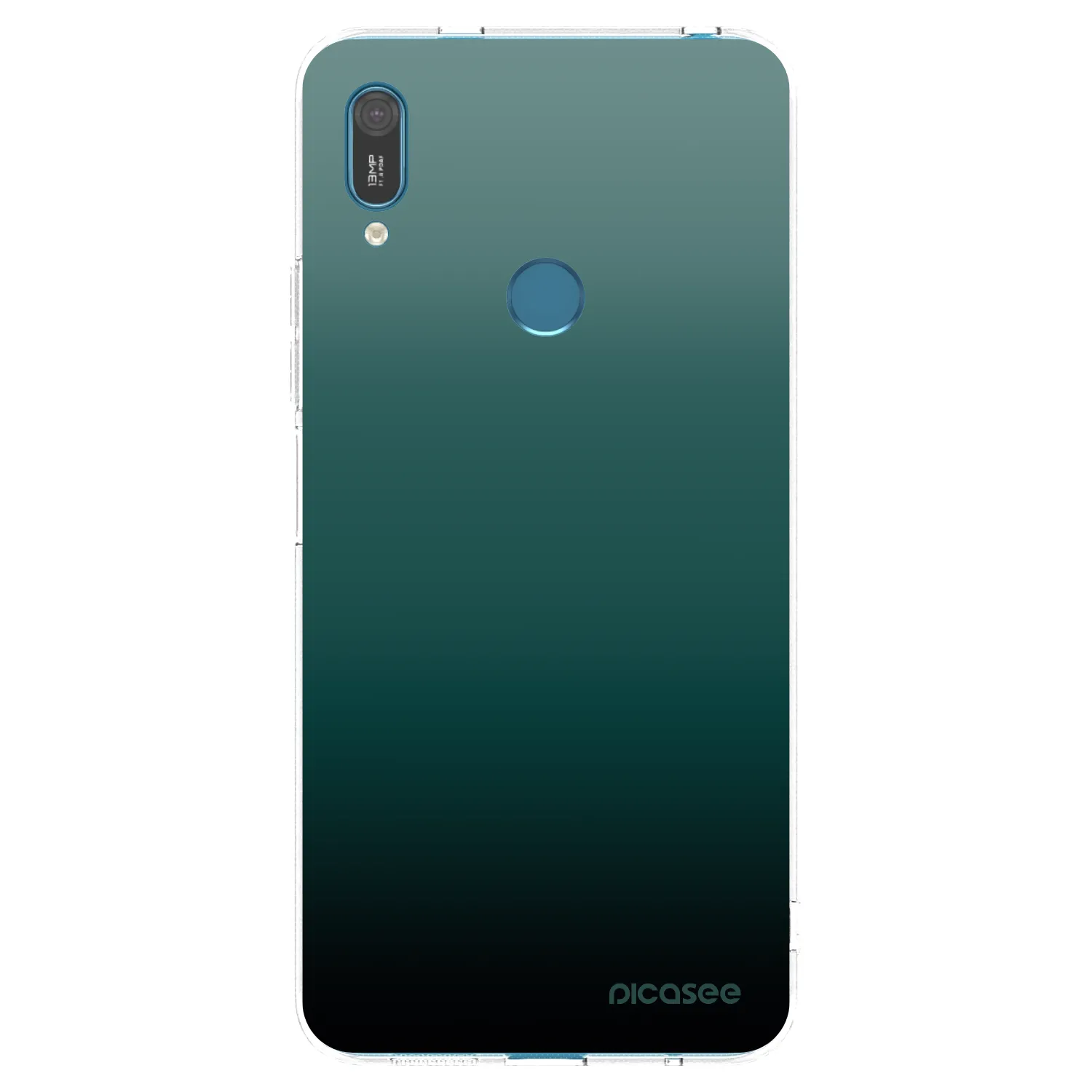 Picasee átlátszó szilikon tok az alábbi mobiltelefonokra Huawei Y7 2019 - Verdant Fade