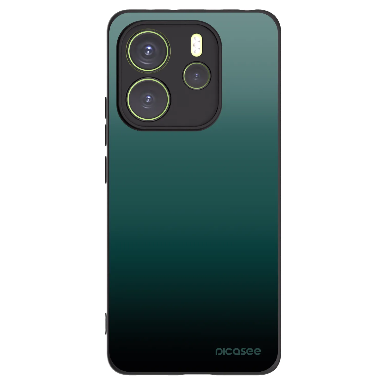 Picasee fekete szilikon tok az alábbi mobiltelefonokra Xiaomi Redmi Note 14 4G - Verdant Fade