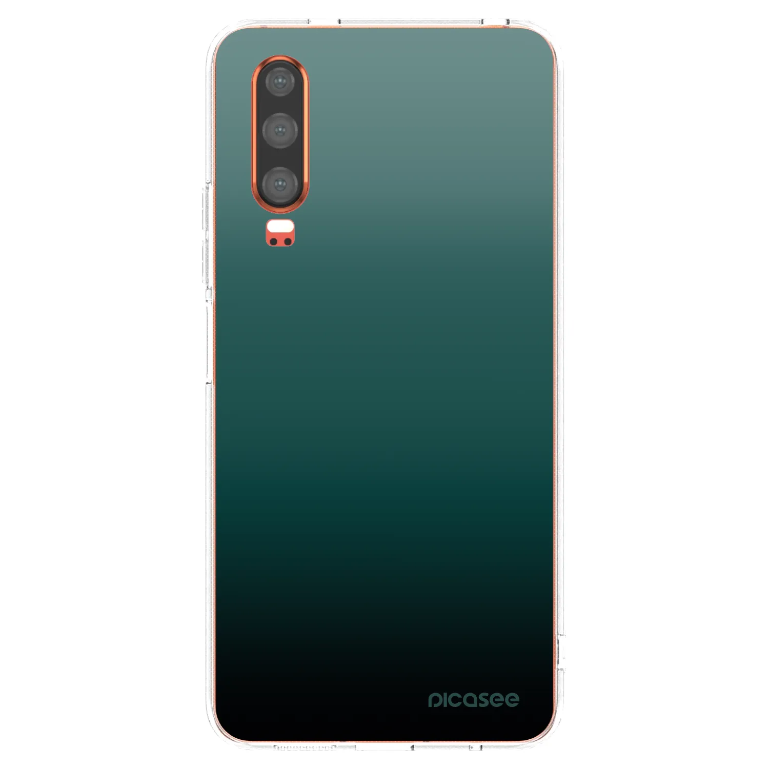 Picasee átlátszó szilikon tok az alábbi mobiltelefonokra Huawei P30 - Verdant Fade