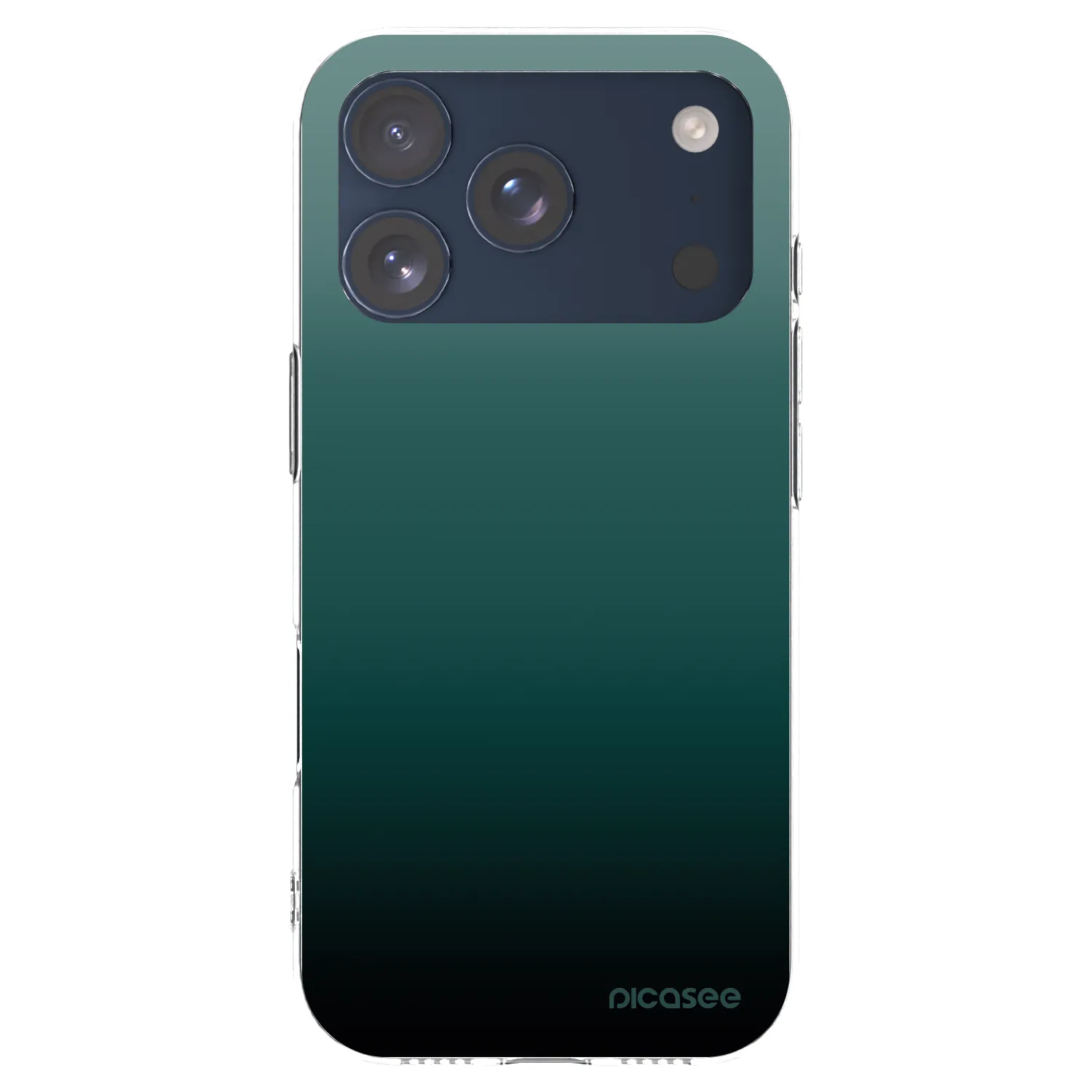 Picasee átlátszó szilikon tok az alábbi mobiltelefonokra Apple iPhone 17 Pro - Verdant Fade