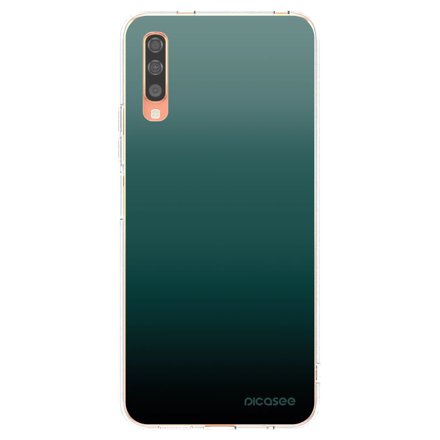 Picasee átlátszó szilikon tok az alábbi mobiltelefonokra Samsung Galaxy A70 A705F - Verdant Fade