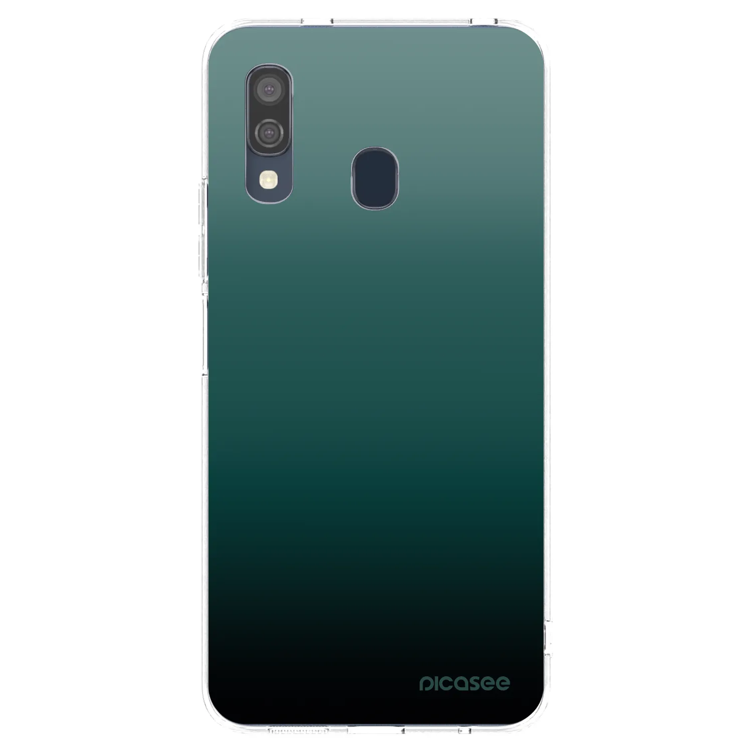 Picasee átlátszó szilikon tok az alábbi mobiltelefonokra Samsung Galaxy A40 A405F - Verdant Fade