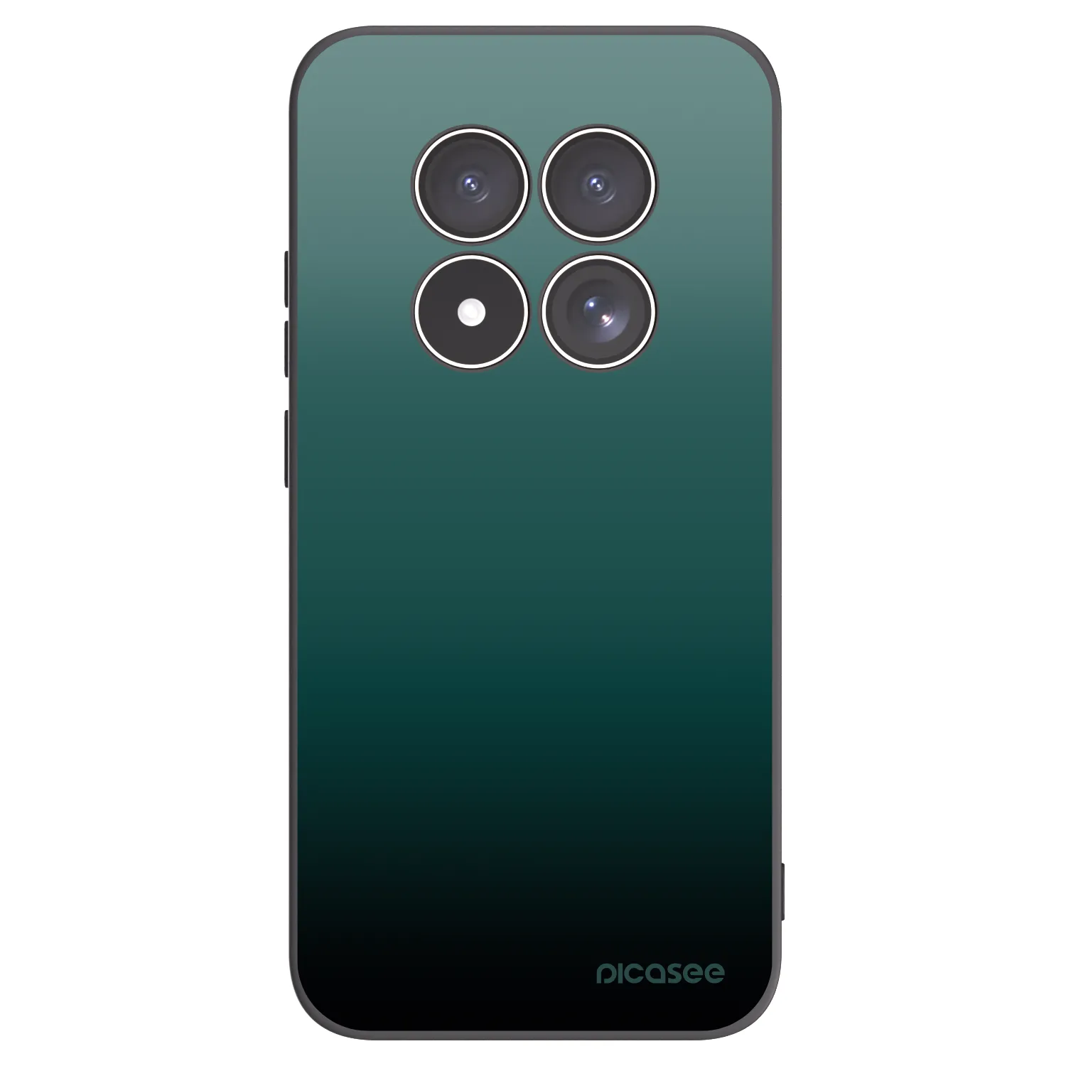 Picasee fekete szilikon tok az alábbi mobiltelefonokra Xiaomi Redmi Note 15 Pro 4G - Verdant Fade