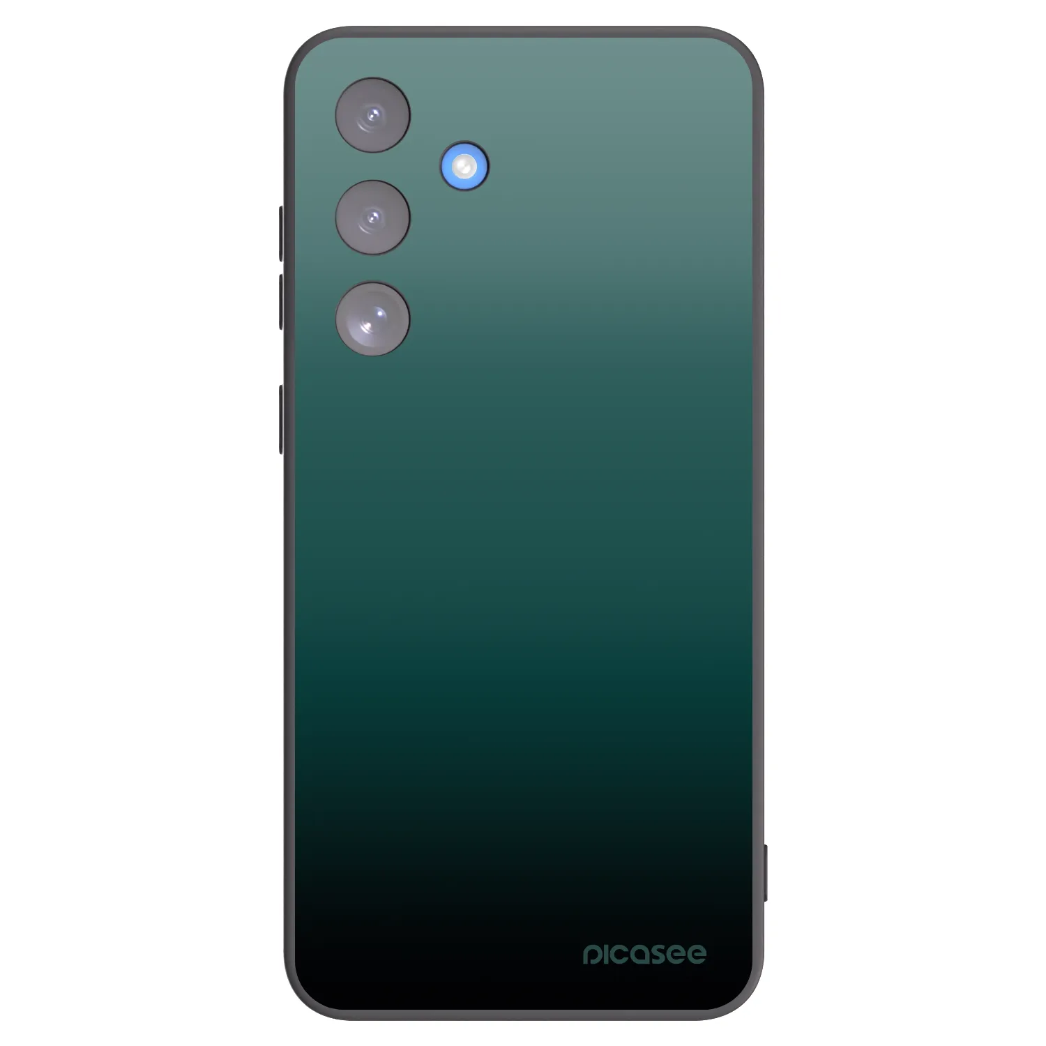 Picasee fekete szilikon tok az alábbi mobiltelefonokra Samsung Galaxy S25 FE 5G - Verdant Fade