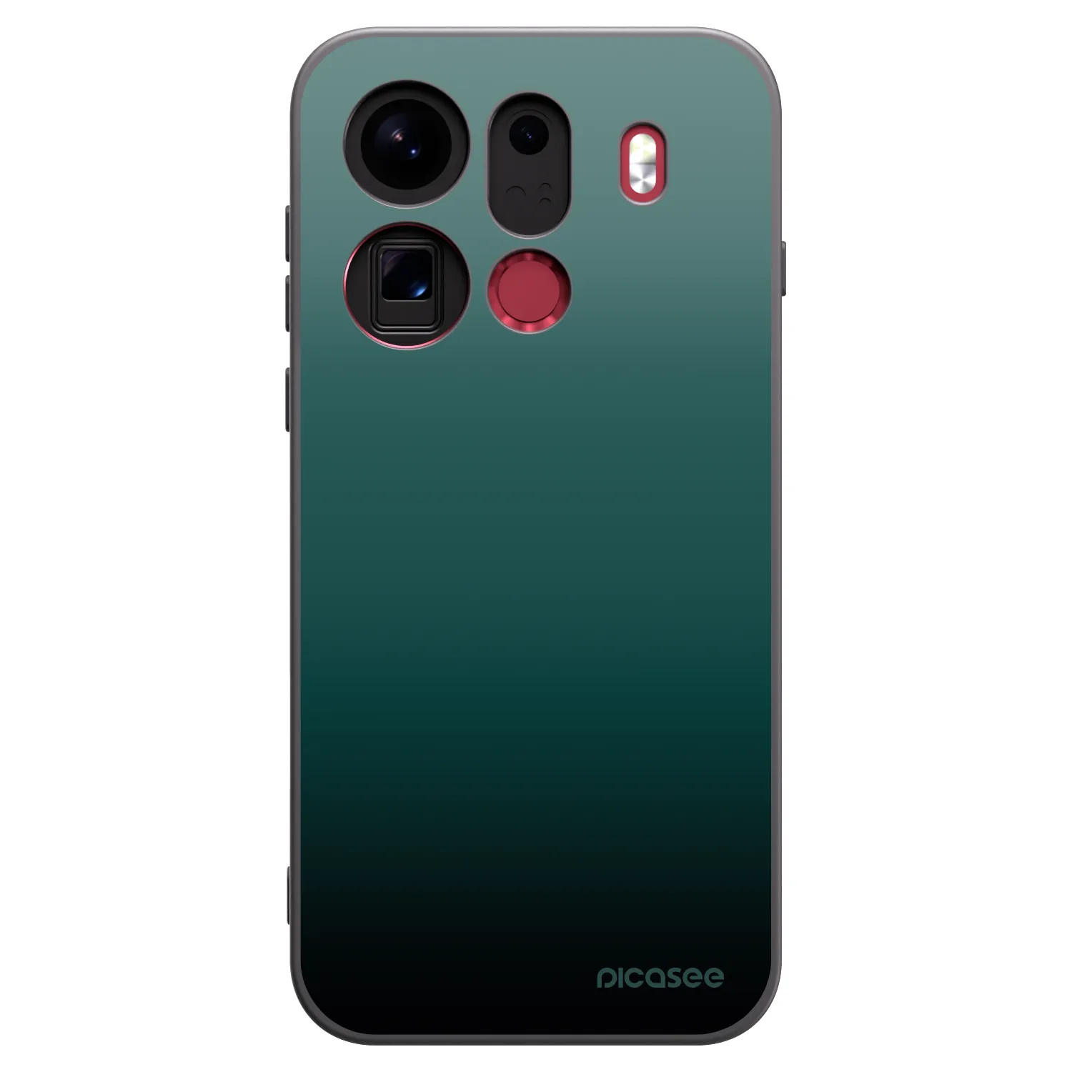 Picasee fekete szilikon tok az alábbi mobiltelefonokra OPPO Find X9 Pro - Verdant Fade