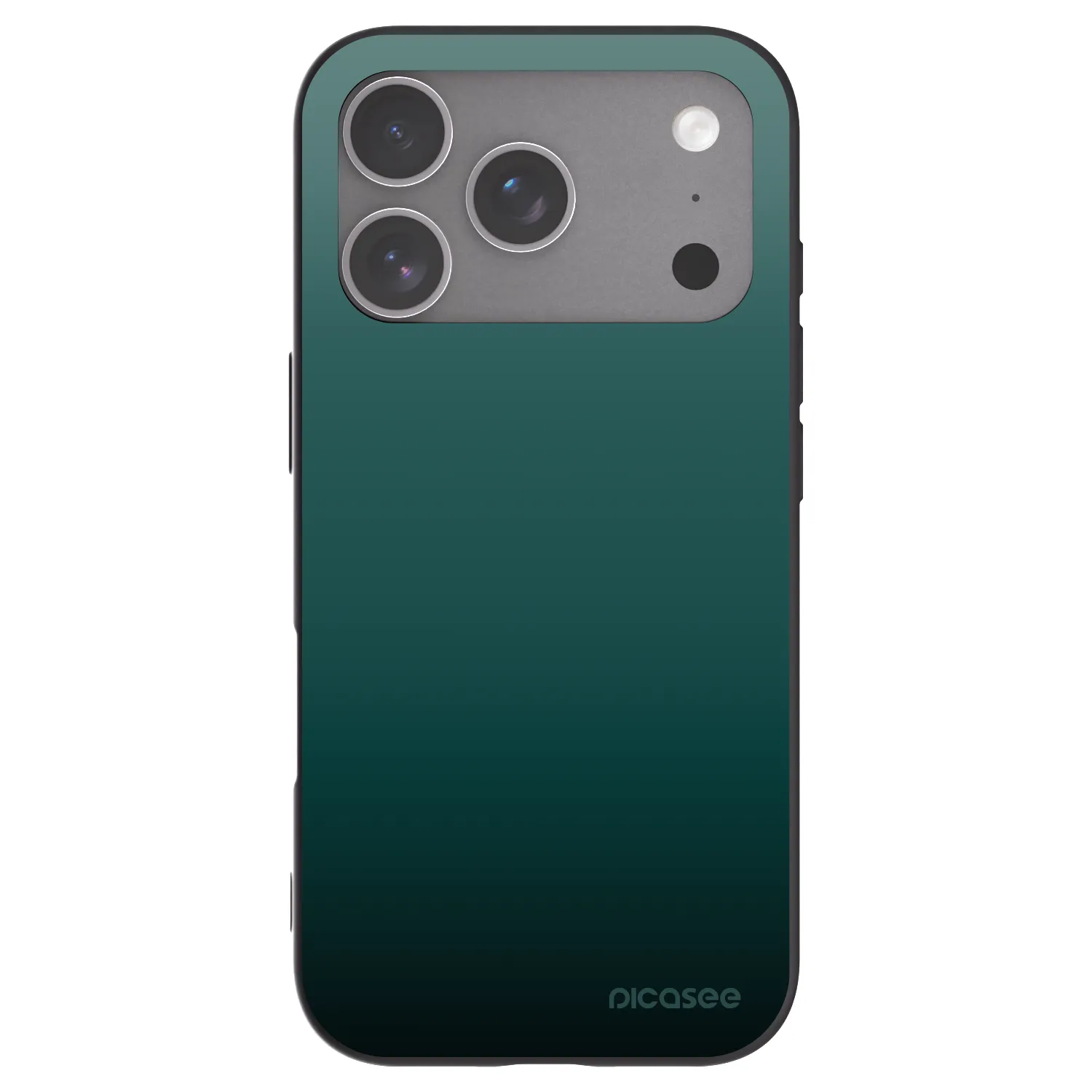 Picasee fekete szilikon tok az alábbi mobiltelefonokra Apple iPhone 18 Pro - Verdant Fade