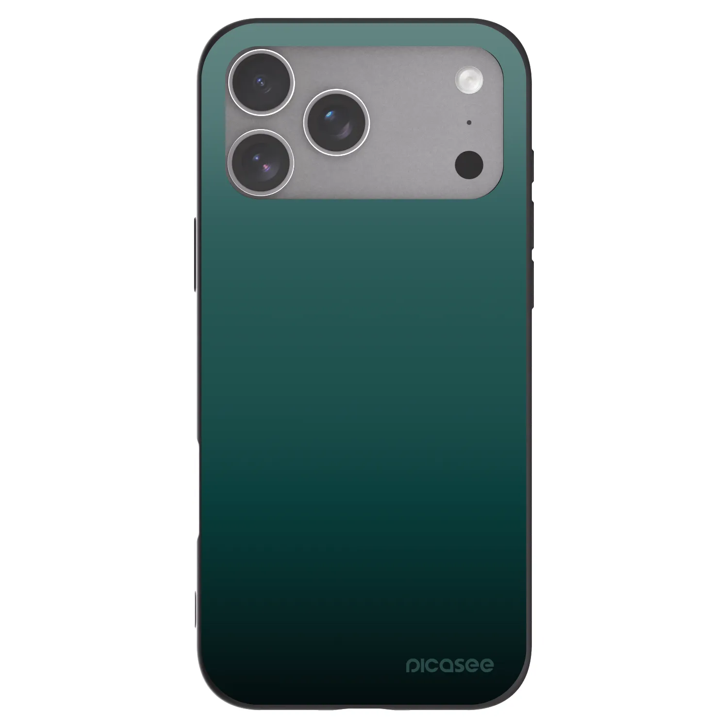 Picasee fekete szilikon tok az alábbi mobiltelefonokra Apple iPhone 18 Pro Max - Verdant Fade