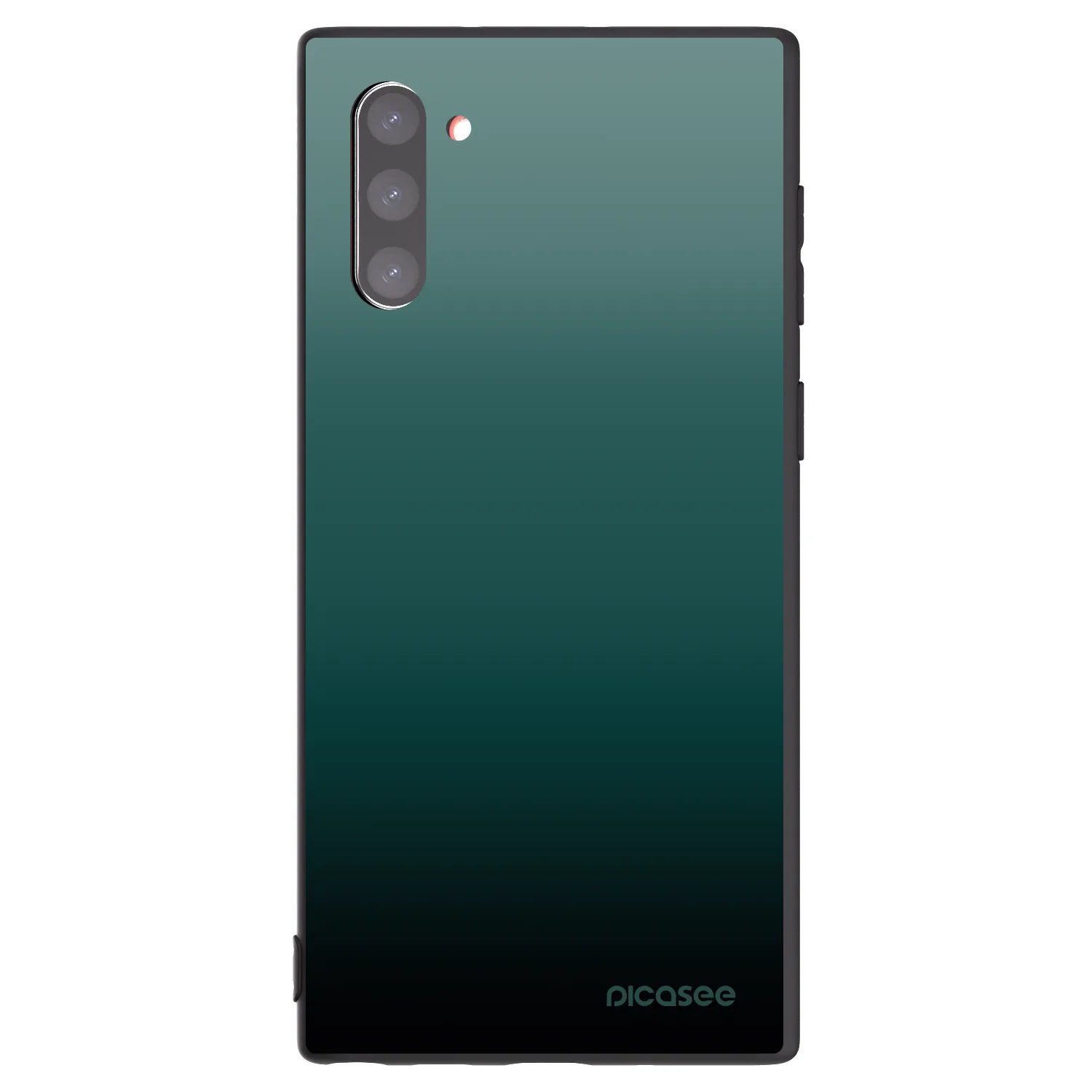 Picasee fekete szilikon tok az alábbi mobiltelefonokra Samsung Galaxy Note 10 N970F - Verdant Fade