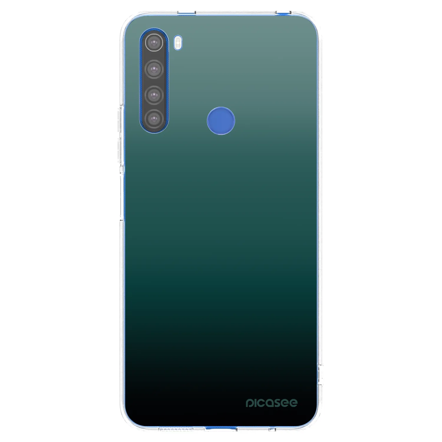 Picasee átlátszó szilikon tok az alábbi mobiltelefonokra Xiaomi Redmi Note 8T - Verdant Fade