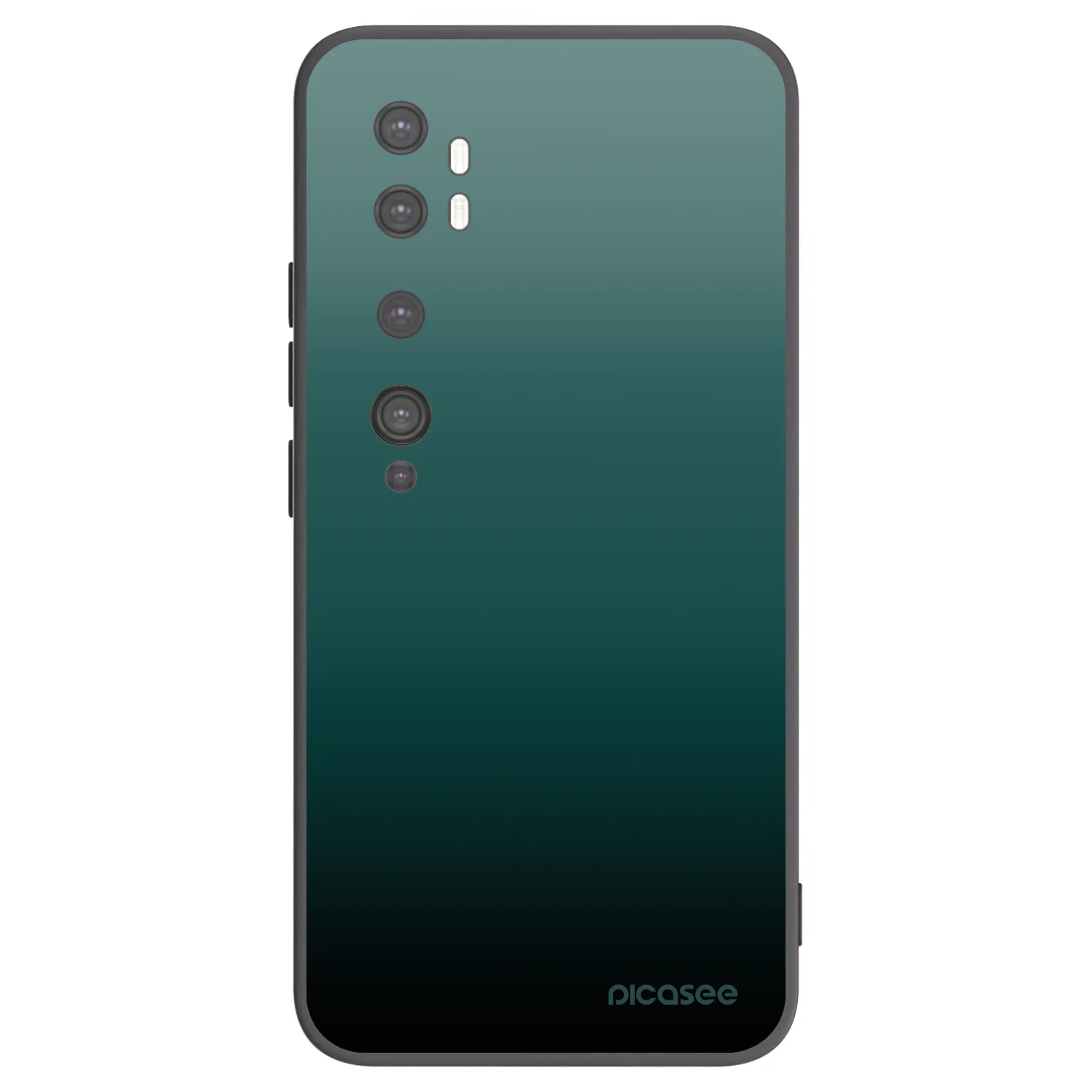 Picasee fekete szilikon tok az alábbi mobiltelefonokra Xiaomi Mi Note 10 (Pro) - Verdant Fade