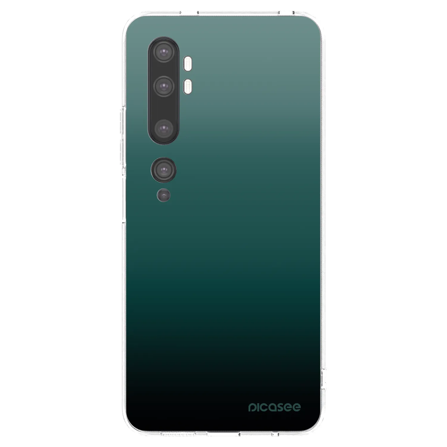 Picasee átlátszó szilikon tok az alábbi mobiltelefonokra Xiaomi Mi Note 10 (Pro) - Verdant Fade