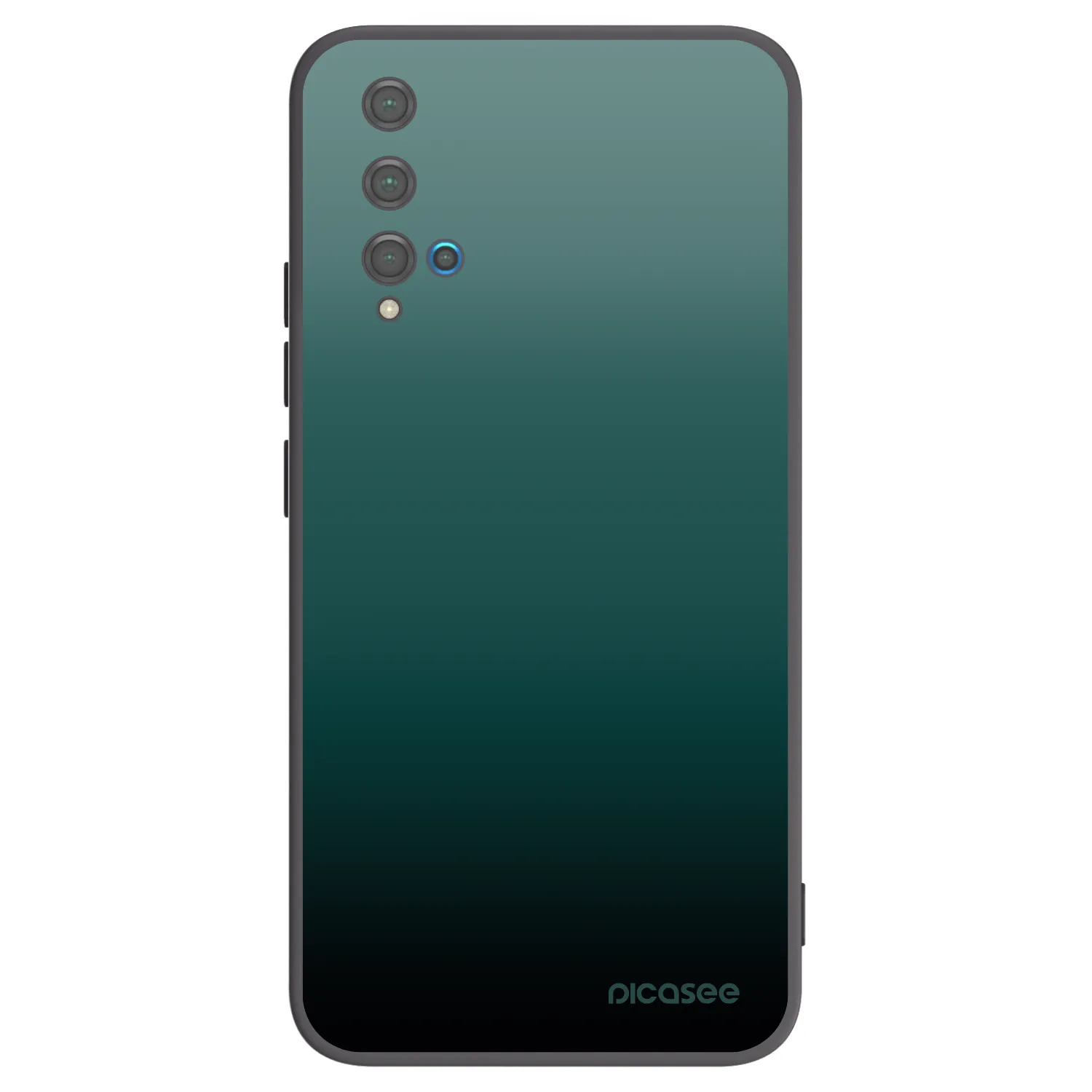 Picasee fekete szilikon tok az alábbi mobiltelefonokra Huawei Nova 5T - Verdant Fade