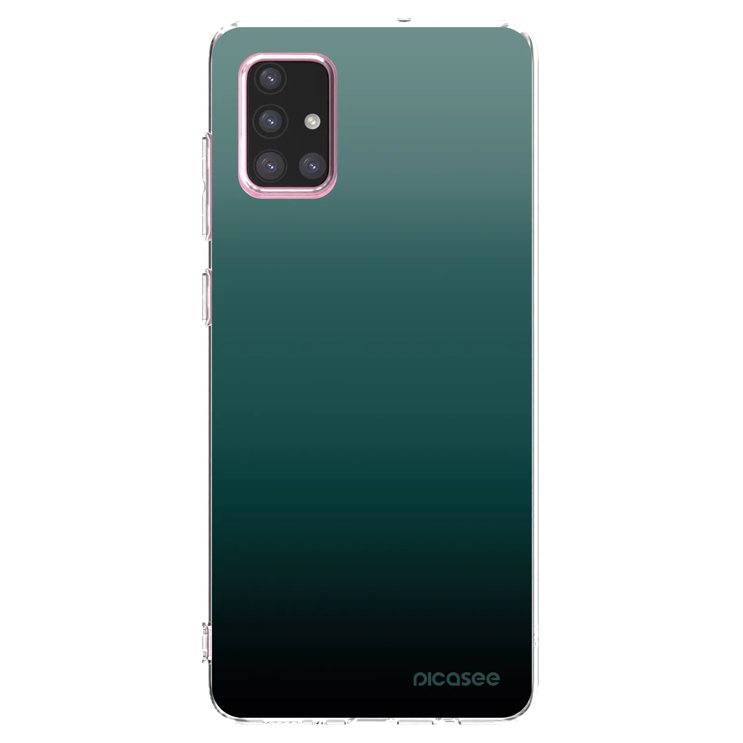 Picasee átlátszó szilikon tok az alábbi mobiltelefonokra Samsung Galaxy A71 A715F - Verdant Fade