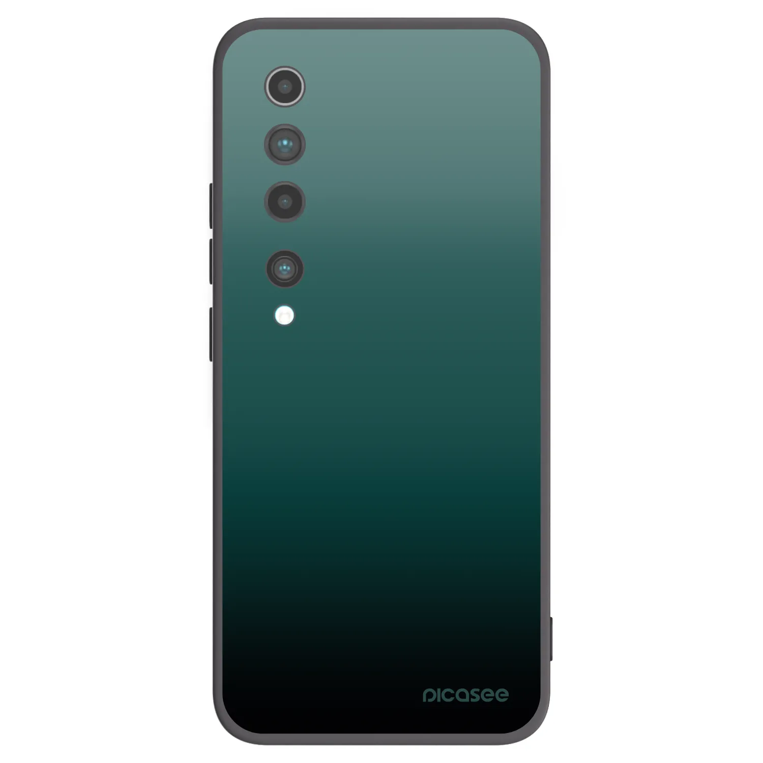 Picasee fekete szilikon tok az alábbi mobiltelefonokra Xiaomi Mi 10 - Verdant Fade