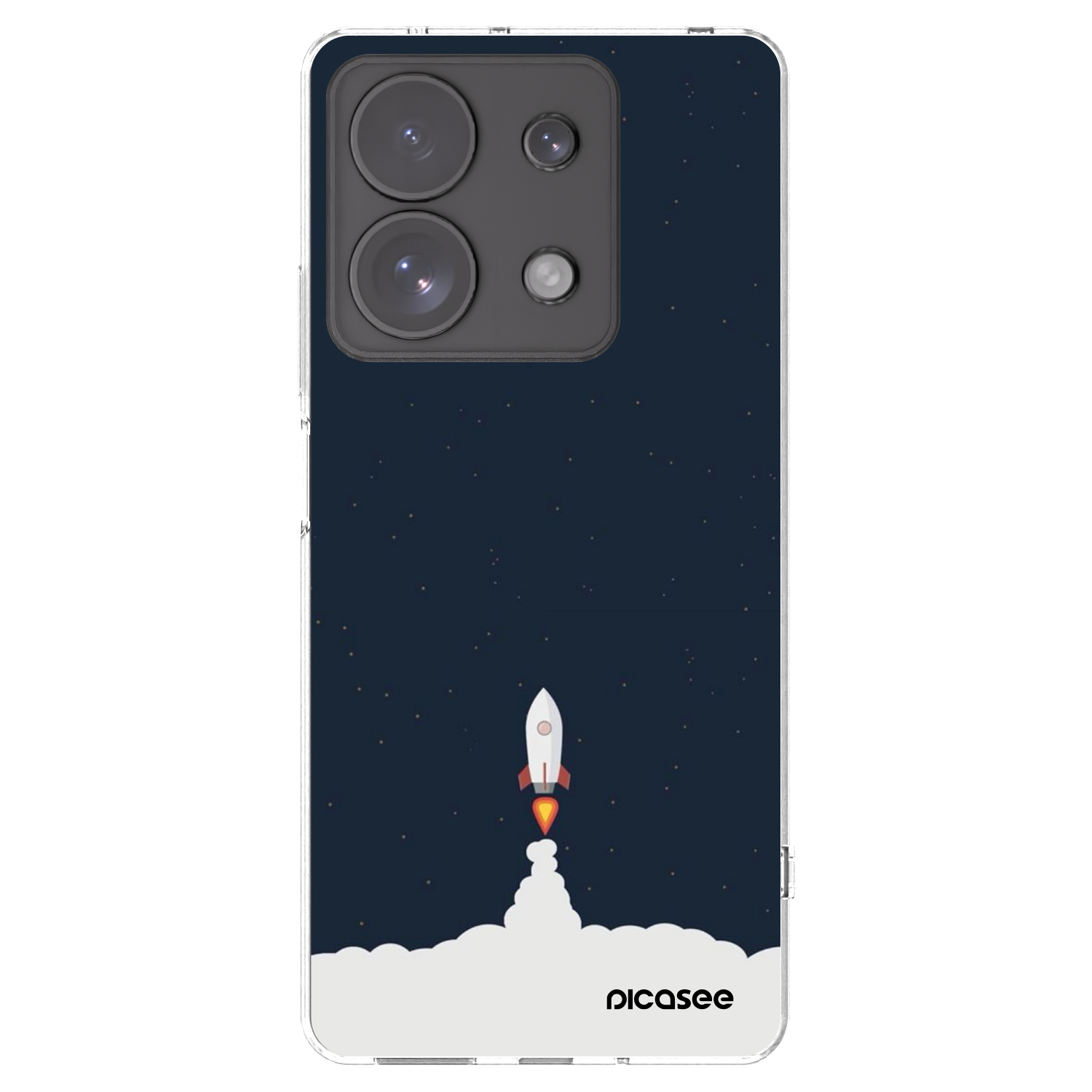 Picasee átlátszó szilikon tok az alábbi mobiltelefonokra Xiaomi Redmi Note 13 Pro 4G - Astronaut 2