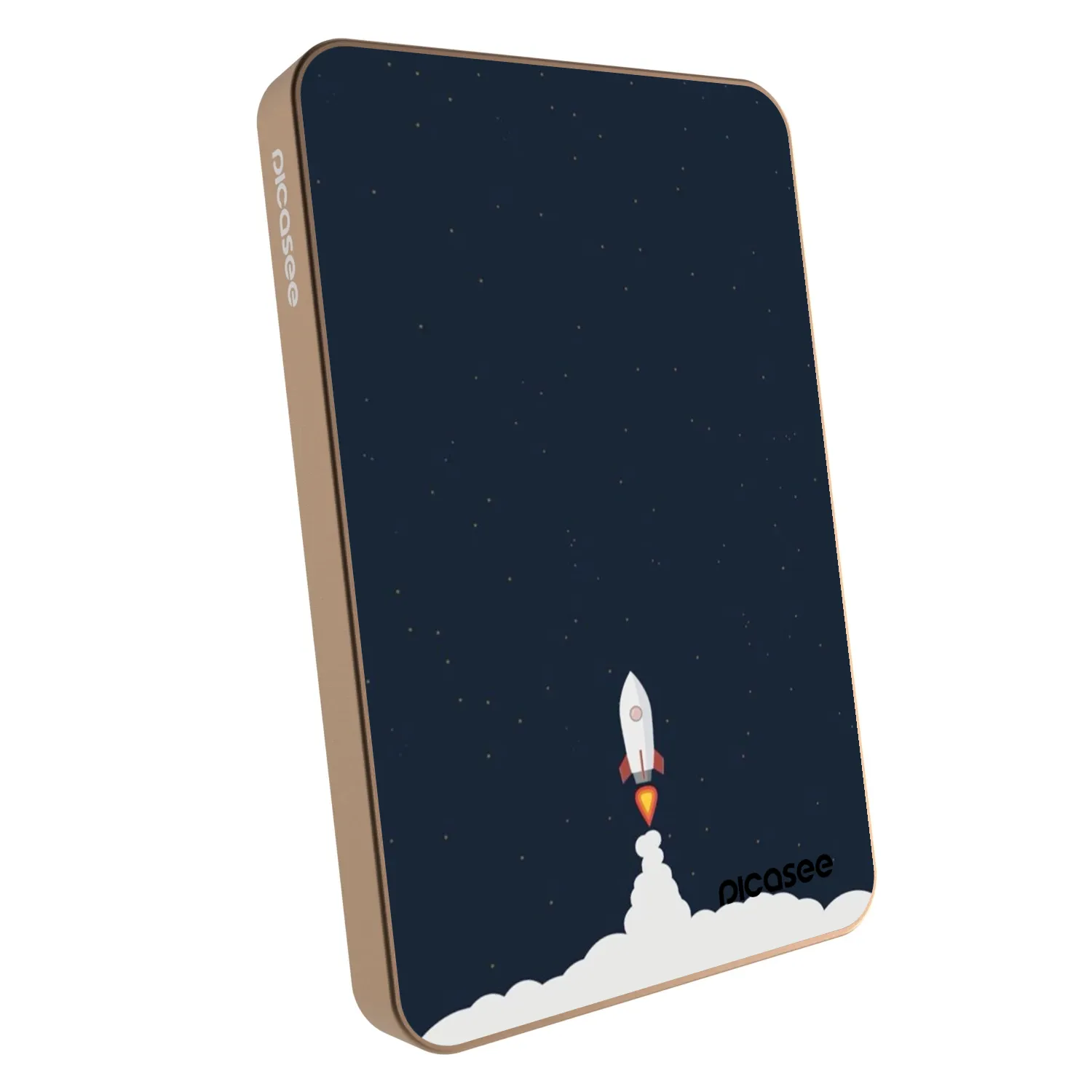 Picasee Powerbank MagSafe 5 000 mAh Aranysárga - Astronaut 2