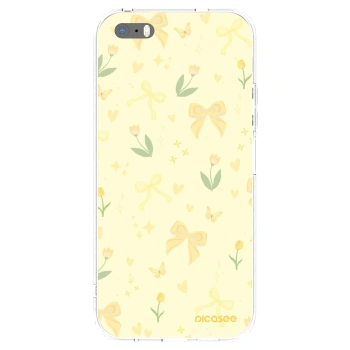 Picasee átlátszó szilikon tok az alábbi mobiltelefonokra Apple iPhone 6 Plus/6S Plus - Honey Blossom