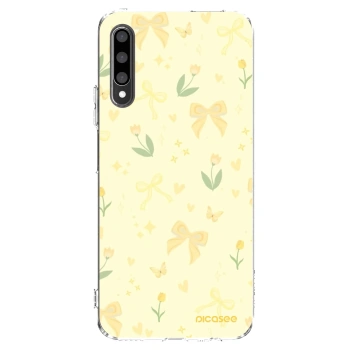 Picasee átlátszó szilikon tok az alábbi mobiltelefonokra Honor 9X Pro - Honey Blossom