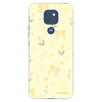 Picasee átlátszó szilikon tok az alábbi mobiltelefonokra Motorola Moto G9 Play - Honey Blossom