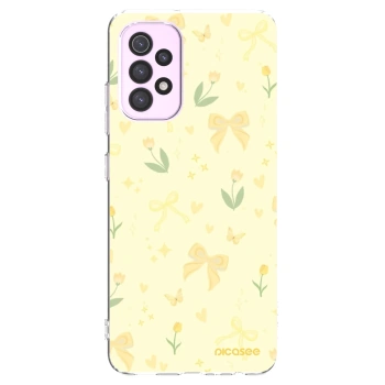 Picasee átlátszó szilikon tok az alábbi mobiltelefonokra Samsung Galaxy A32 5G A326B - Honey Blossom