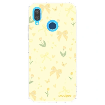 Picasee átlátszó szilikon tok az alábbi mobiltelefonokra Huawei P20 Lite - Honey Blossom