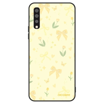 Szilikon tok erre a típusra Samsung Galaxy A70 A705F - Honey Blossom