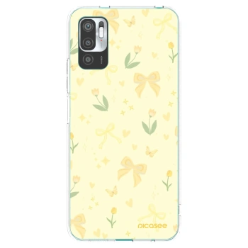 Picasee átlátszó szilikon tok az alábbi mobiltelefonokra Xiaomi Redmi Note 10 5G - Honey Blossom
