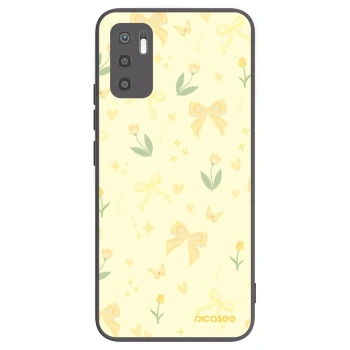 Picasee fekete szilikon tok az alábbi mobiltelefonokra Xiaomi Redmi Note 10 5G - Honey Blossom