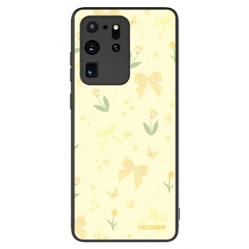 Szilikon tok erre a típusra Samsung Galaxy S20 Ultra 5G G988F - Honey Blossom