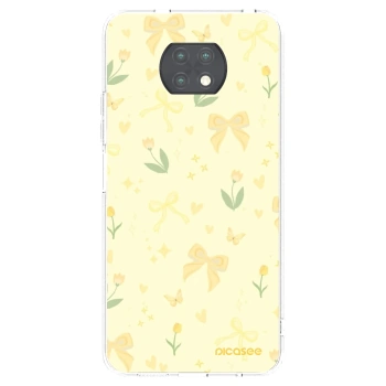 Picasee átlátszó szilikon tok az alábbi mobiltelefonokra Xiaomi Redmi Note 9T - Honey Blossom