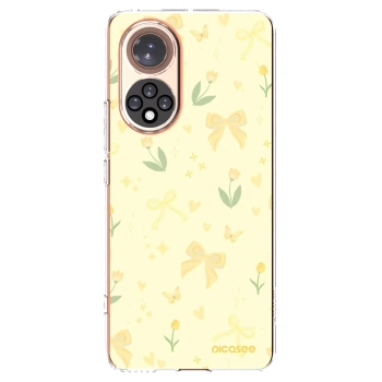 Picasee átlátszó szilikon tok az alábbi mobiltelefonokra Honor 50 5G - Honey Blossom