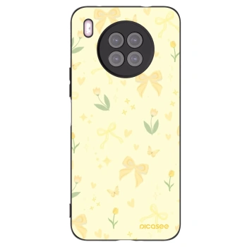 Picasee fekete szilikon tok az alábbi mobiltelefonokra Huawei Nova 8i - Honey Blossom