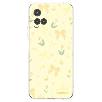 Picasee átlátszó szilikon tok az alábbi mobiltelefonokra Vivo Y33s - Honey Blossom