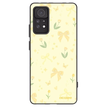 Picasee fekete szilikon tok az alábbi mobiltelefonokra Xiaomi Redmi Note 11 Pro - Honey Blossom